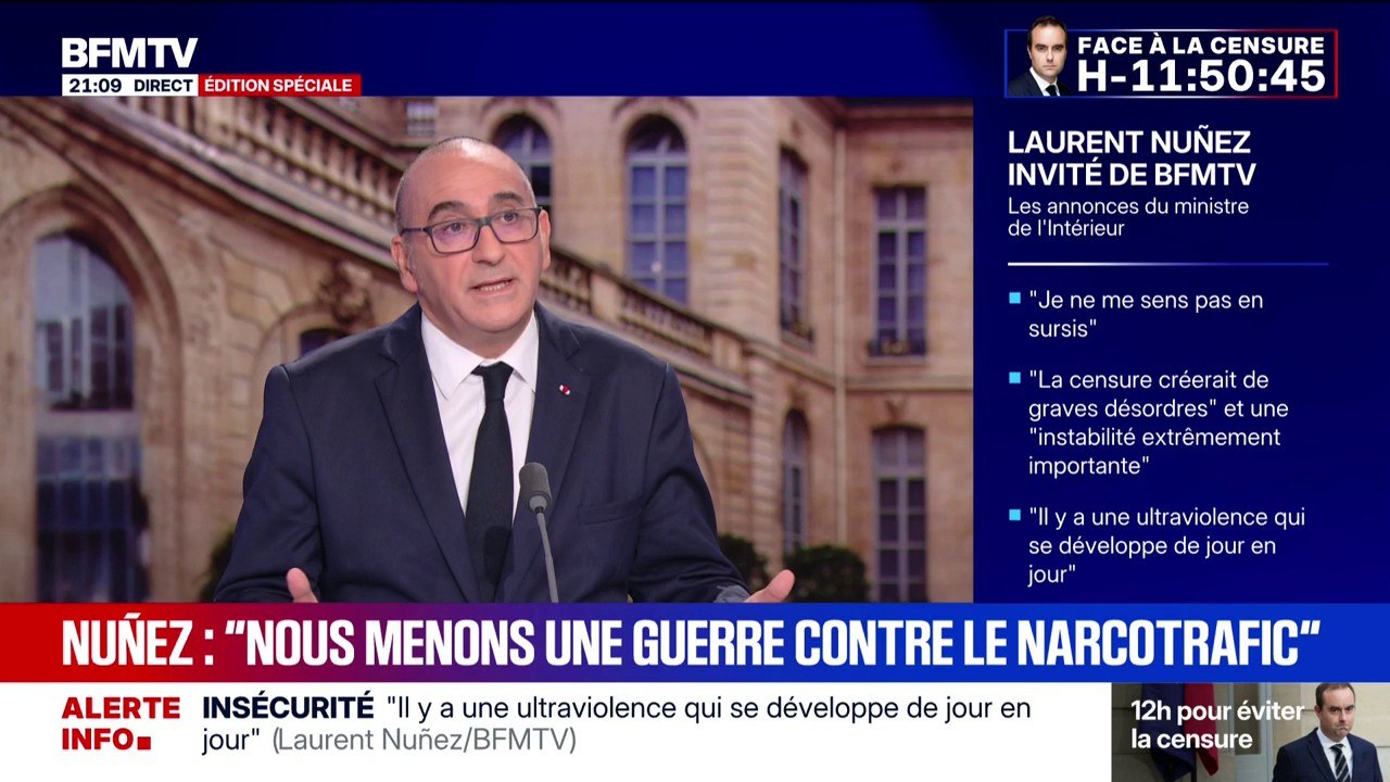 Contrôle aux frontières: "Je compte bien évidemment renforcer tout cela", affirme Laurent Nuñez, ministre de l’Intérieur