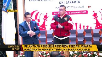 Pelantikan Pengurus Pengprov Percasi Jakbar Hardiyanto Kenneth Digelar di Balaikota DKI Jakarta