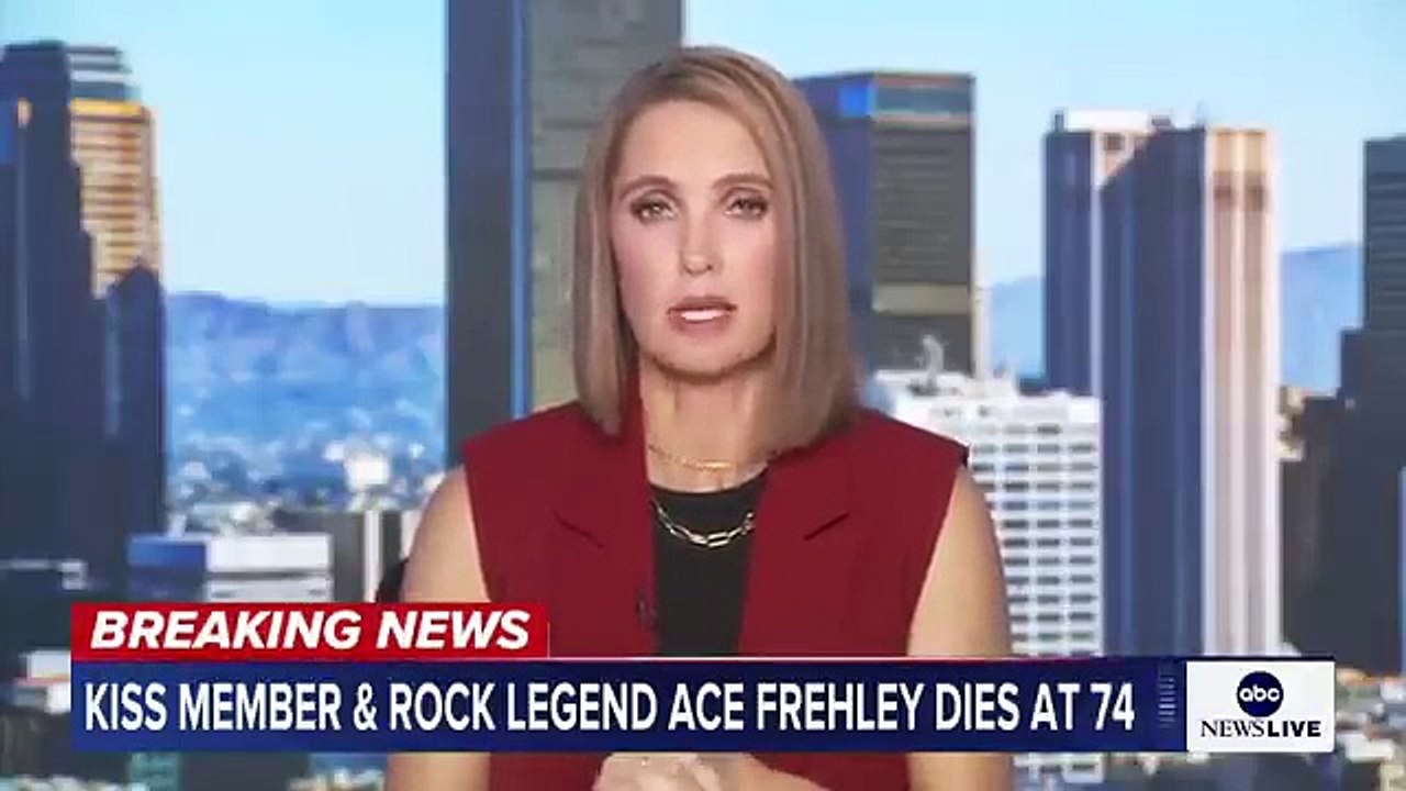 Ace Frehley, guitariste emblématique du groupe de rock  KISS, est décédé cette nuit à 74 ans suite à une hémorragie cérébrale survenue après une chute en studio