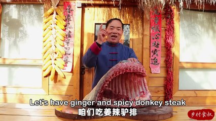 Donkey Ribs Slow Stewed with Ginger and Chili, So Yummy!