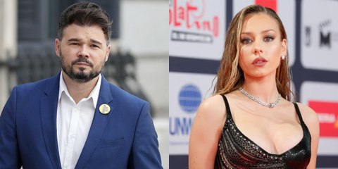 El vídeo de Gabriel Rufián bailando desaforado bachata con la actriz Ester Expósito en un after madrileño