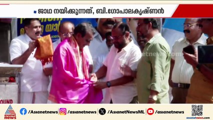 സംഗീത സംവിധായകൻ ഔസേപ്പച്ചനും,രാഷ്ട്രീയ നിരീക്ഷകൻ ഫക്രുദ്ദീന്‍ അലിയും ബിജെപി വേദിയിൽ