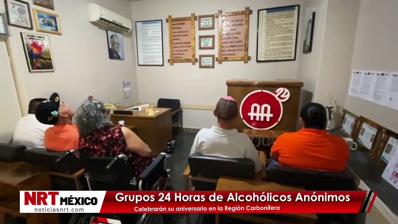 Grupos 24 Horas de Alcohólicos Anónimos Celebrarán su aniversario en la Región Carbonífera