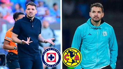 Larcamón tiene muy clara la importancia de su primer Clásico Joven al mando de Cruz Azul: "Hay mucho más que 3 puntos en juego"