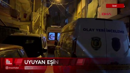 İzmir’de kanser hastası eşini yatağında uyurken öldürdü