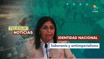Vicepresidenta Rodríguez, reafirmó las 7 claves para defender la soberanía