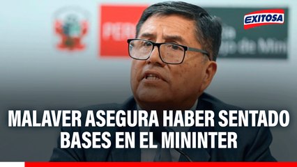 Carlos Malaver cuestiona marchas y afirma haber sentado bases en la lucha contra la criminalidad