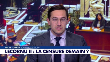 Jules Torres : «La censure passera ou non à quelques voix.»