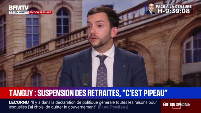 S'il y a une dissolution de l'Assemblée, Jean-Philippe Tanguy (RN) pense que Jordan Bardella peut avoir une majorité absolue avec nos alliés de l'UDR d'Éric Ciotti