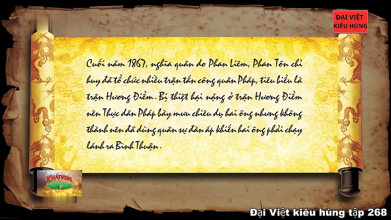 268 Đại Việt kiêu hùng - Phan Liêm, Phan Tôn dựng cờ khởi nghĩa 1867