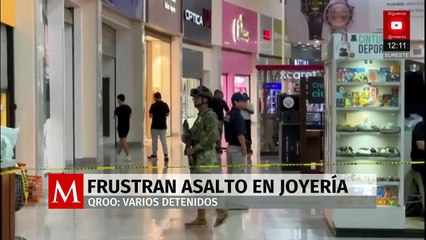 Frustran robo armado en joyería de Plaza Las Américas, Cancún