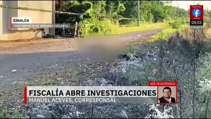 FGJ-Sinaloa investiga triple homicidio en distintas alcaldías