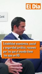 Estabilidad económica, social y seguridad jurídica, razones por las que el mundo tiene los ojos en RD