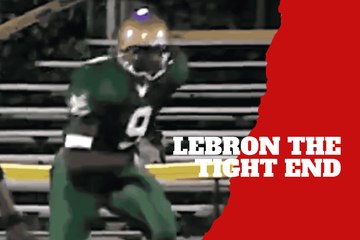 LeBron James’ football highlights resurface fans say he could’ve been an NFL legend