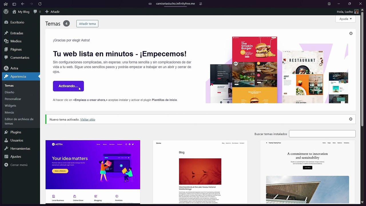 Tutorial creacion wordpress