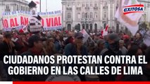 Marcha del 15 de octubre: Ciudadanos protestan contra José Jerí y el Congreso