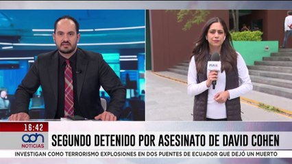 Detienen a segundo implicado en el asesinato de David Cohen en CDMX