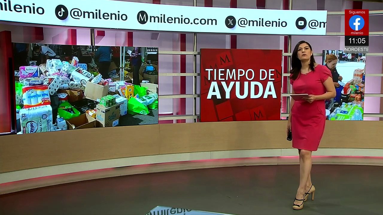 Claudia Sheinbaum llega a San Luis Potosí para recorrer zonas afectadas por lluvias