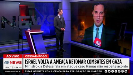 Israel pode retomar combates se Hamas não cumprir acordo de paz na Faixa de Gaza