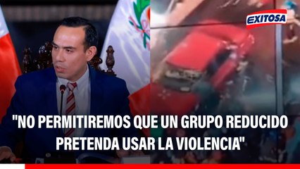 José Jerí advierte que no se permitirá el uso de la violencia en protestas ciudadanas