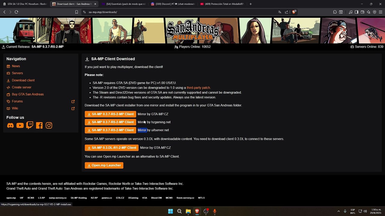 ✅ CÓMO DESCARGAR E INSTALAR GTA SAN ANDREAS + SAMP (R5) | Guía Completa 2025