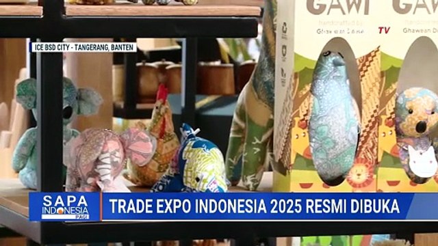 Resmi Dibuka! Pameran Trade Expo Indonesia 2025 di ICE BSD | SAPA PAGI