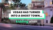 The streets of Vegas are desserted 😳😱