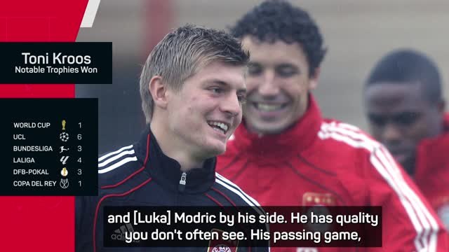 'Quality you don't often see' - Van Bommel shares Toni Kroos memories