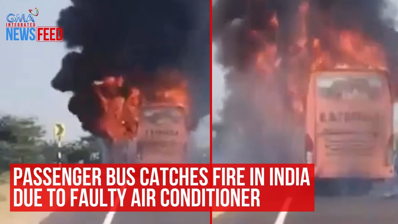 Trahedya sa Kalsada – Passenger bus, nasunog | GMA Integrated Newsfeed