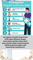 Cegah Penyakit Ginjal Kronis dengan CERDIK