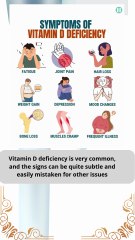 Common Symptoms of Vitamin D Deficiency