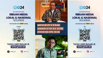 Mahfud MD Kritik Rencana Bubarkan Satgas BLBI, Negara Berisiko Rugi Rp95 Triliun