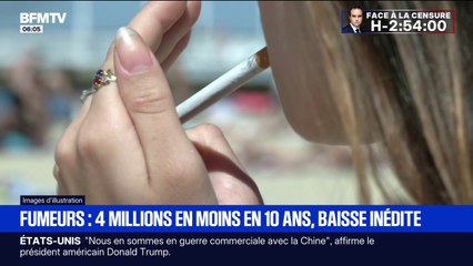 Fumeurs: 4 millions de personnes ont arrêté la cigarette en 10 ans, une baisse inédite