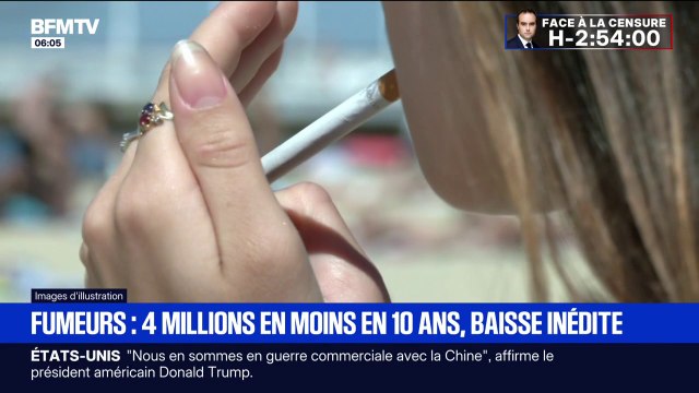 Fumeurs: 4 millions de personnes ont arrêté la cigarette en 10 ans, une baisse inédite