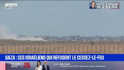 En face de la bande de Gaza, des Israéliens campent pour refuser le cessez-le-feu