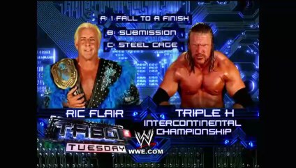 Ric vs Triple h Intercontinental Title Steel Cage Match in Taboo Tuesday 2004