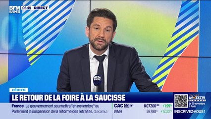 L’Edito de Raphaël Legendre : Le retour de la foire à saucisse - 16/10