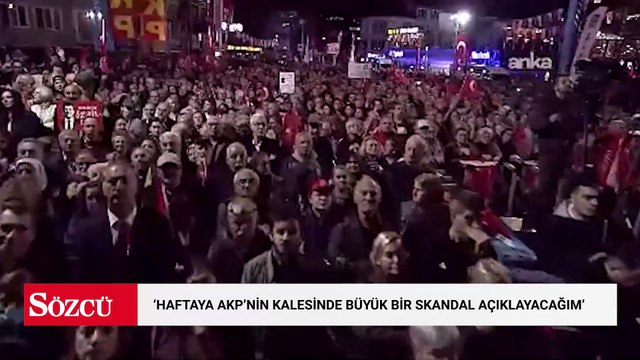 Özgür Özel: Haftaya AKP'nin kalesinde büyük bir skandal açıklayacağım
