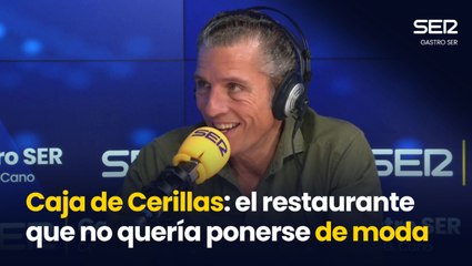 Entrevista al chef Enrique Valentí, del restaurante Caja de Cerillas (Gastro SER)