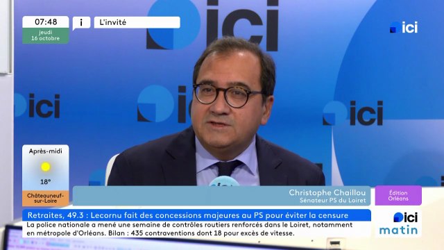 L'invité d'ici Matin, ici Orléans : Christophe Chaillou