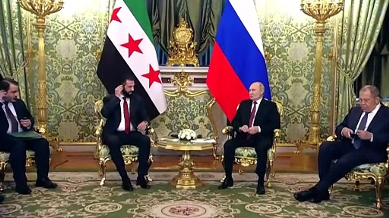 Syriens Übergangspräsident Scharaa besucht Putin