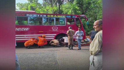 'ബെെക്ക് ലോറിയിൽ ഇടിച്ച് ബസിനടിയിലേക്ക് തെറിച്ചു വീണു' ബെെക്ക് അപകടത്തിൽ യുവാവ് മരിച്ചു