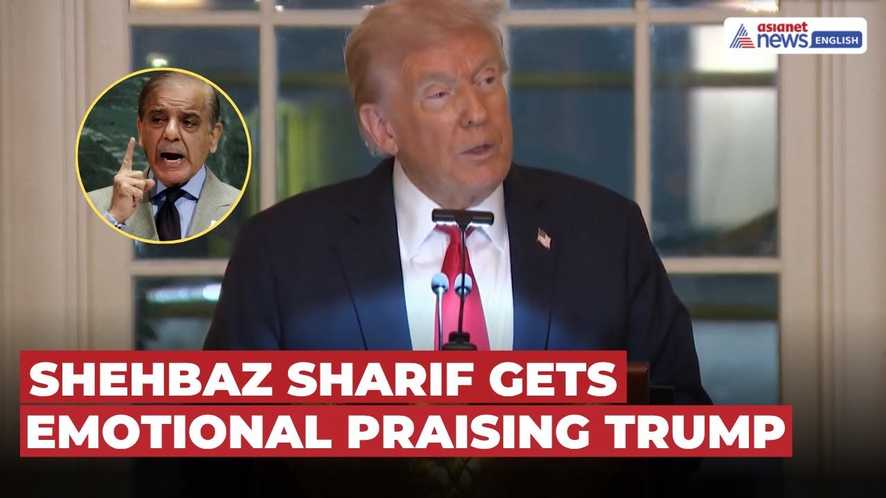 Trump Stuns Crowd as Shehbaz Sharif Gets Emotional on Stage