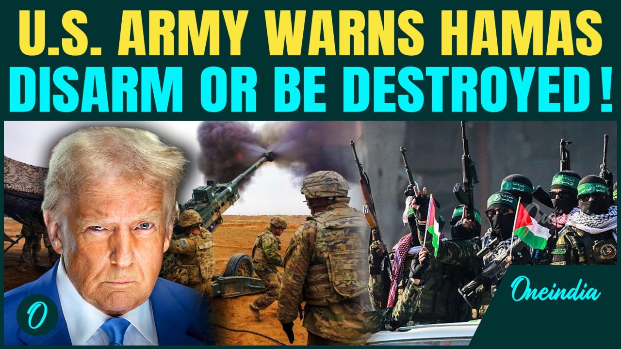 U.S. Army VS Hamas Direct War: CENTCOM Warns Al-Qassam to End violence & Disarm in Gaza, All-Out War
