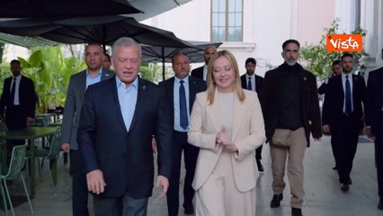 Meloni riceve i leader stranieri al vertice del Processo di Aqaba a Roma