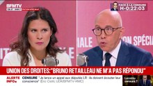 Éric Ciotti (UDR) appelle Bruno Retailleau "à casser les chaînes, à se libérer"