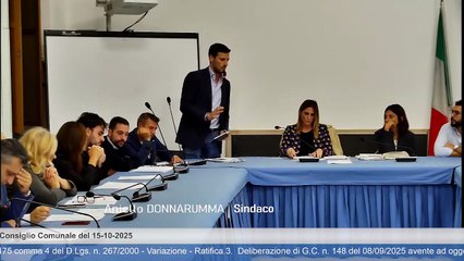 Palma Campania (NA) - Consiglio Comunale (15.10.25)