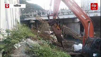 नाशिक : भुयार आणि शस्त्रसाठा सापडलेलं कार्यालय पाडलं, प्रकाश लोंढेंच्या अनधिकृत बांधकामावर महापालिकेचा हातोडा