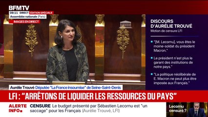 Aurélie Trouvé (LFI): “Retourner aux urnes, c’est le seul espoir d’un souffle nouveau”