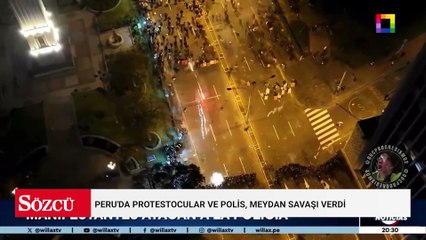 Peru'da protestocular ve polis, meydan savaşı verdi